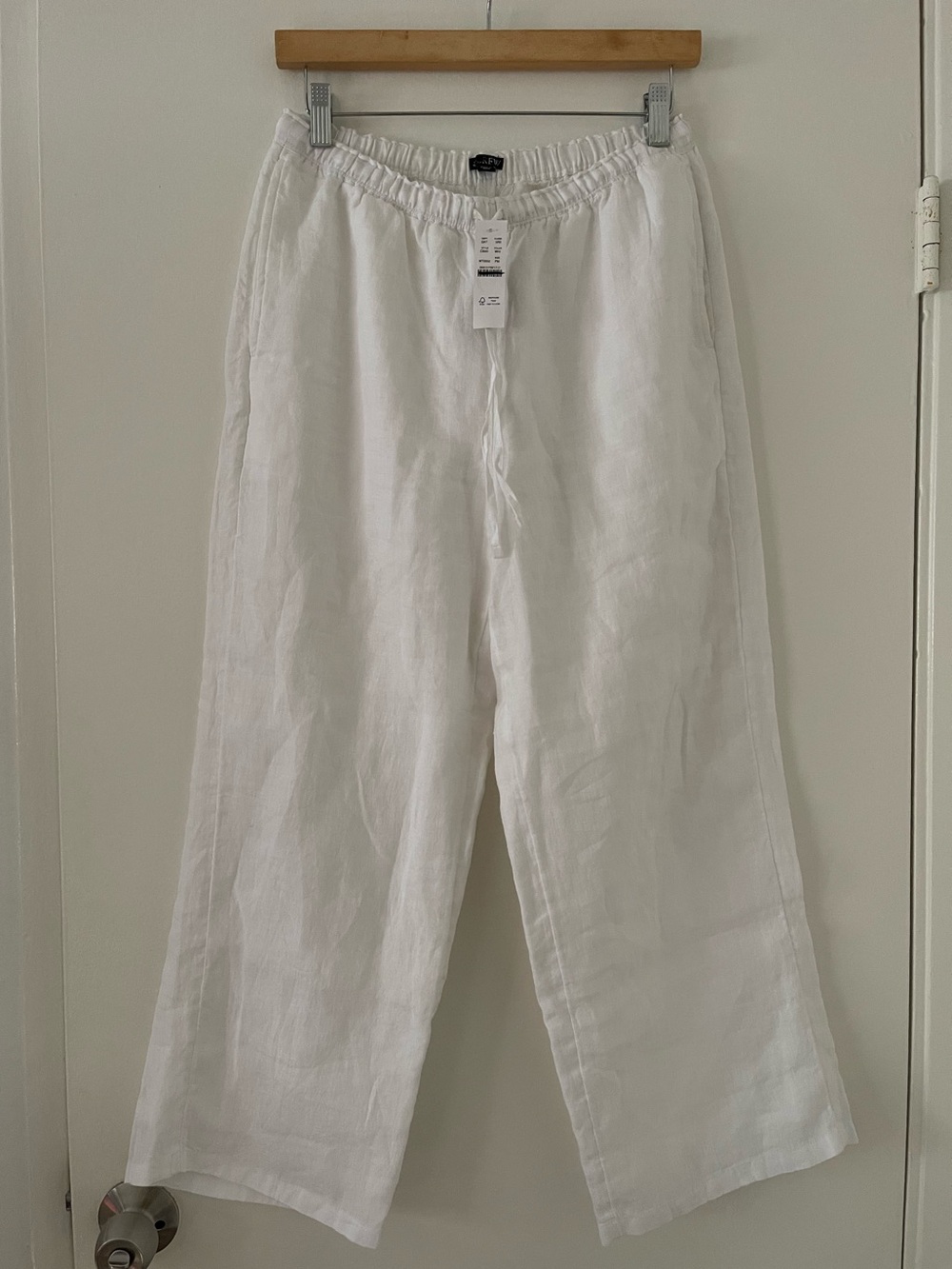 J.Crew Petite Soleil pant in linen Sz M - Picture 2 of 4